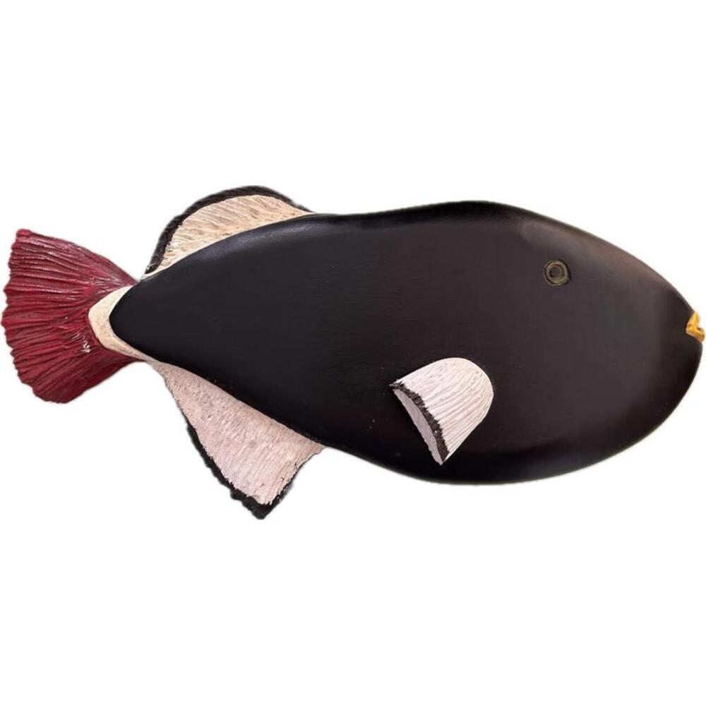 Rising Tide (Richard Vest) Wooden Fish Sculpture 18" Handmade